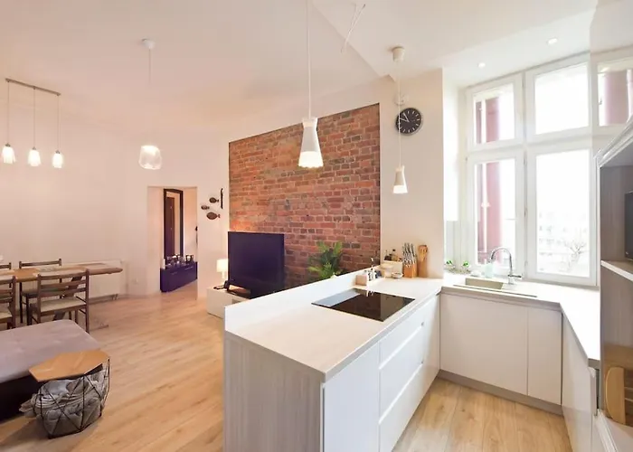 Apartament Lovely Down Town By The Motlawa River Gdańsk